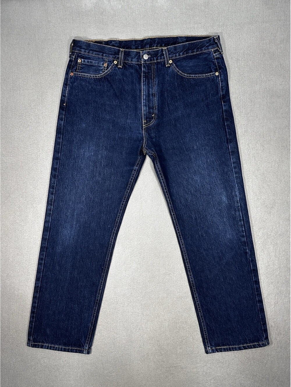 Levi’s 505 Men’s Jeans 38x30 Dark Wash Straight Leg Regular Fit Denim Pants